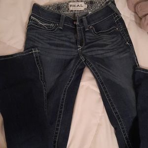 Ariat straight leg jeans. WORN ONLY TWICE